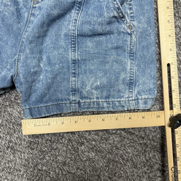 Signature By Levi Strauss & Co Girls High-Rise 3" Shorts Loose Fit Size L Blue - Picture 6 of 7